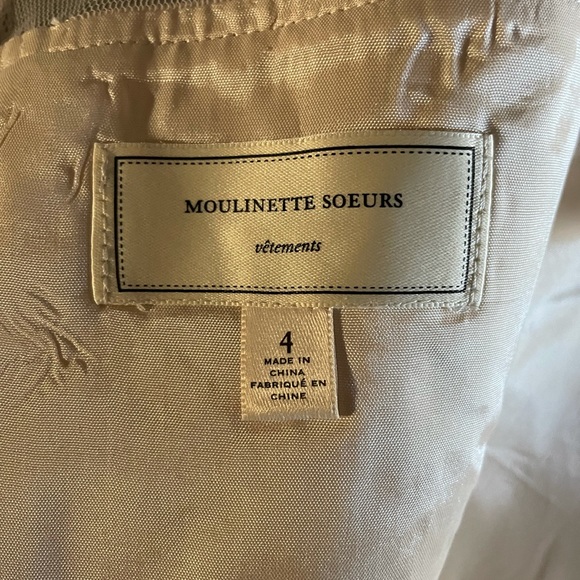 Anthro Loredana Dress by Moulinette Soeurs Size 4 Floral Embroidered Pencil - Picture 9 of 13